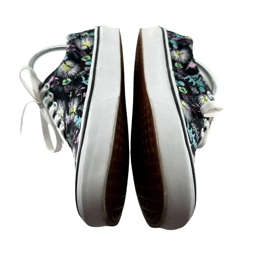 Vans Era Paradise Floral Sneakers W 8 M 6.5 Tropical Canvas Shoes Skater Lace Up
